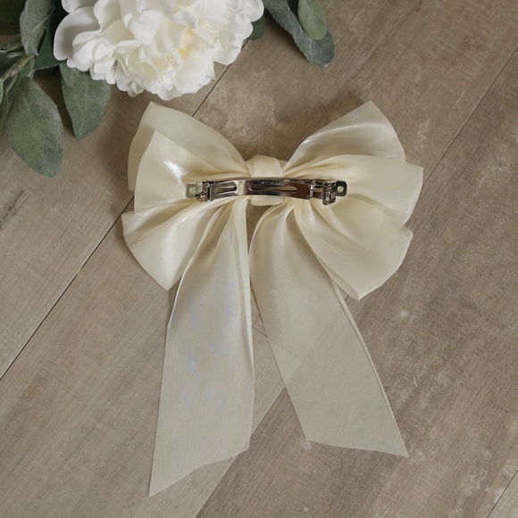 Ivory Flower Girl Dress Silk Blend Tulle Rhinestone Satin Ribbon Sash NWT - Picture 7 of 7